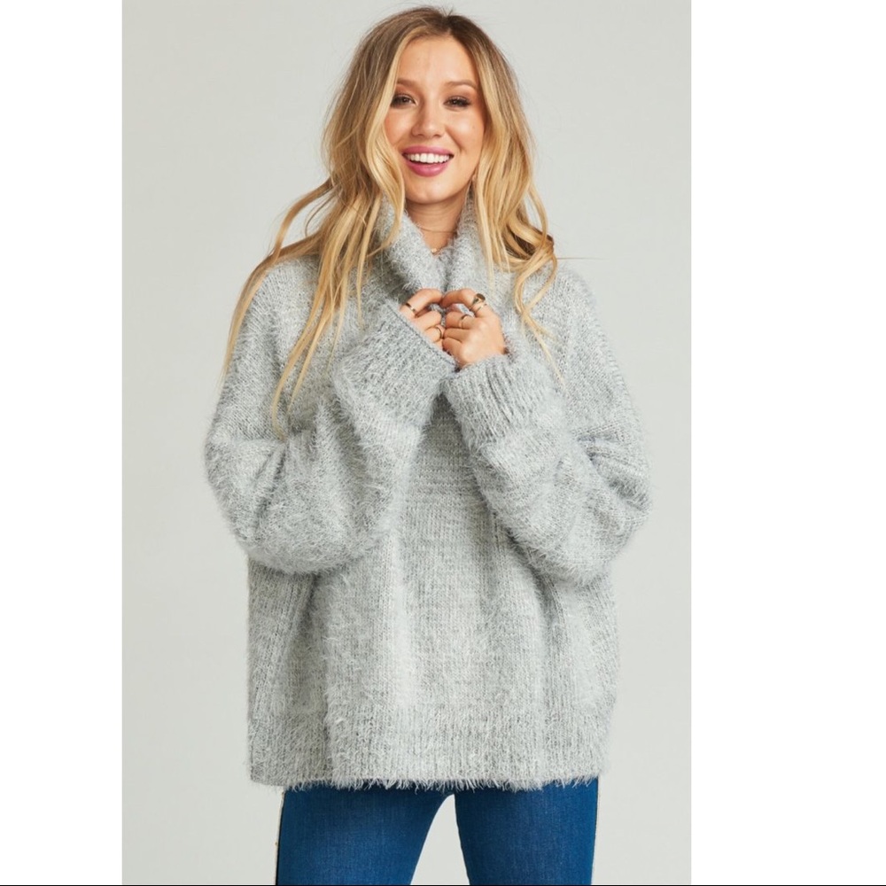 NWOT Show Me Your Mumu Fatima Sweater in Gray